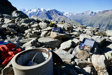 Permafrost-Bohrloch am Schafberg bei Pontresina (GR)