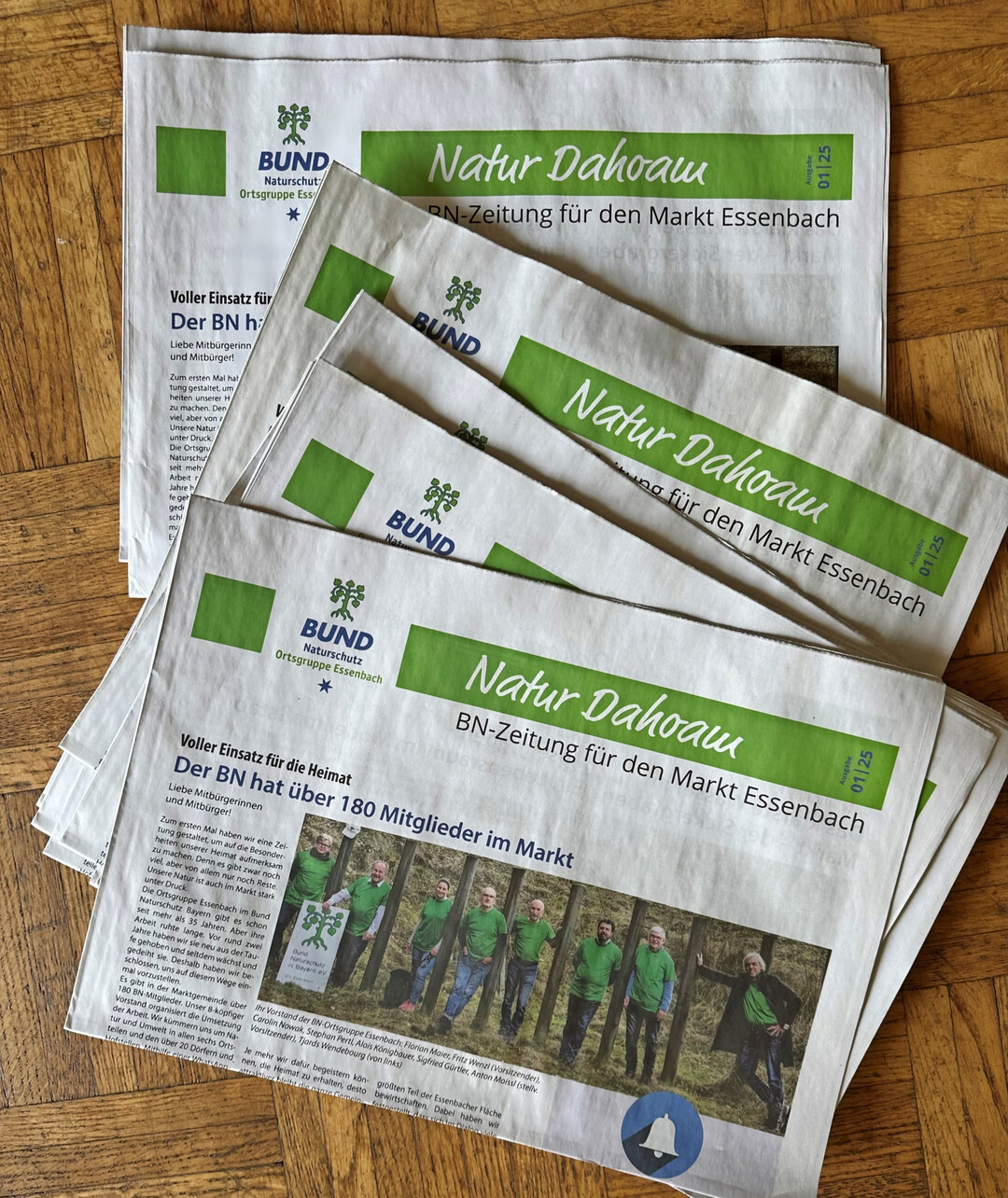 Auch die Vorstandsmitglieder konnten sich ber den Erfolg ihres Projektes freuen.