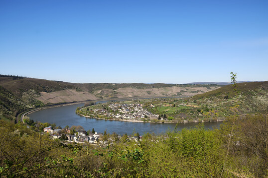 Der Rhein bei Boppard: Er ist vor allem Schifffahrtsstraße, intakte Auen sind hier Fehlanzeige.