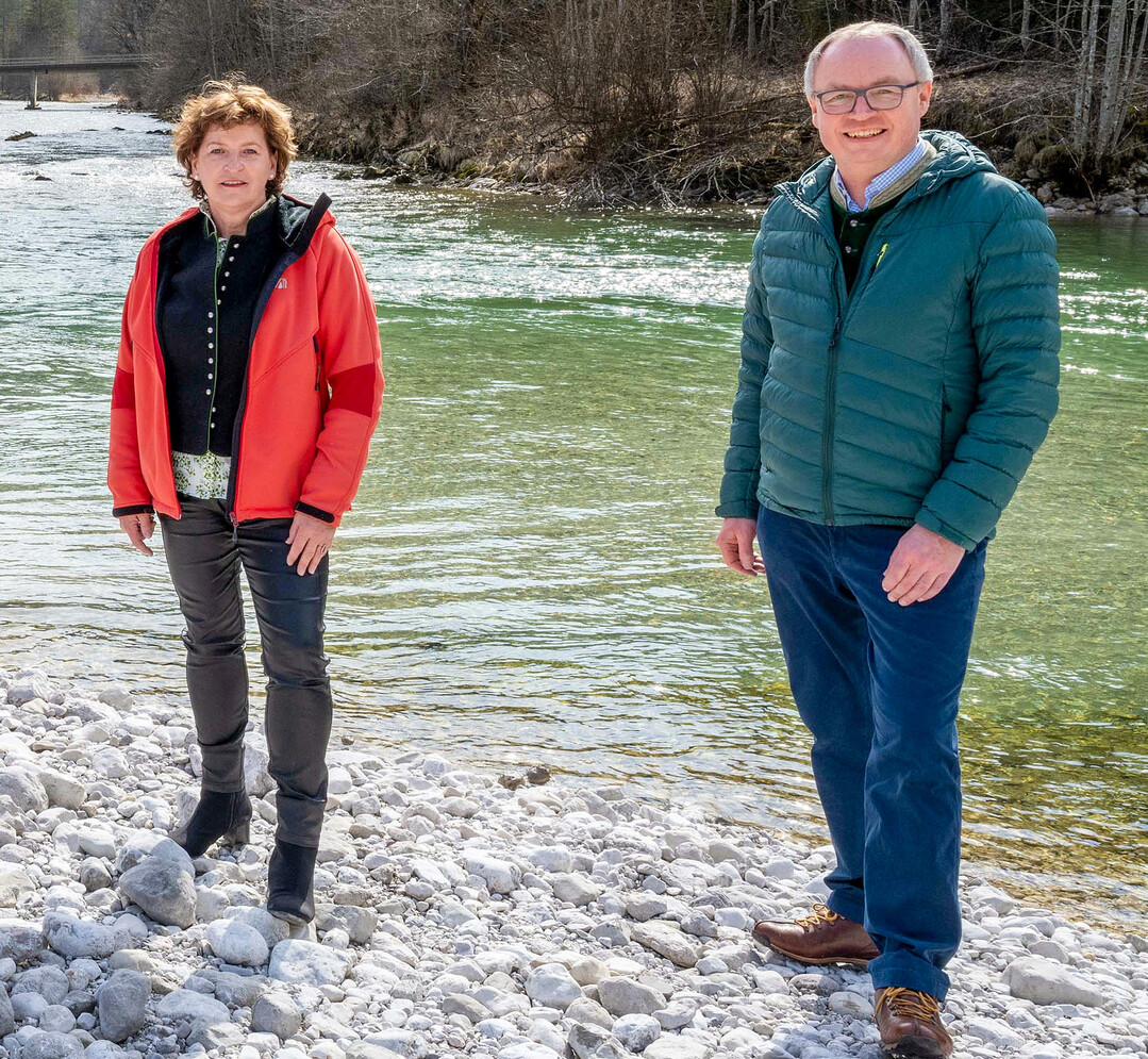 Landesrtin Ursula Lackner und LH-Stellvertreter Stephan Pernkopf