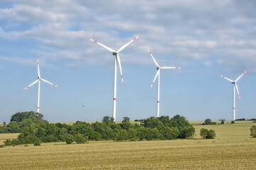 Windkraftanlagen bei Teutleben