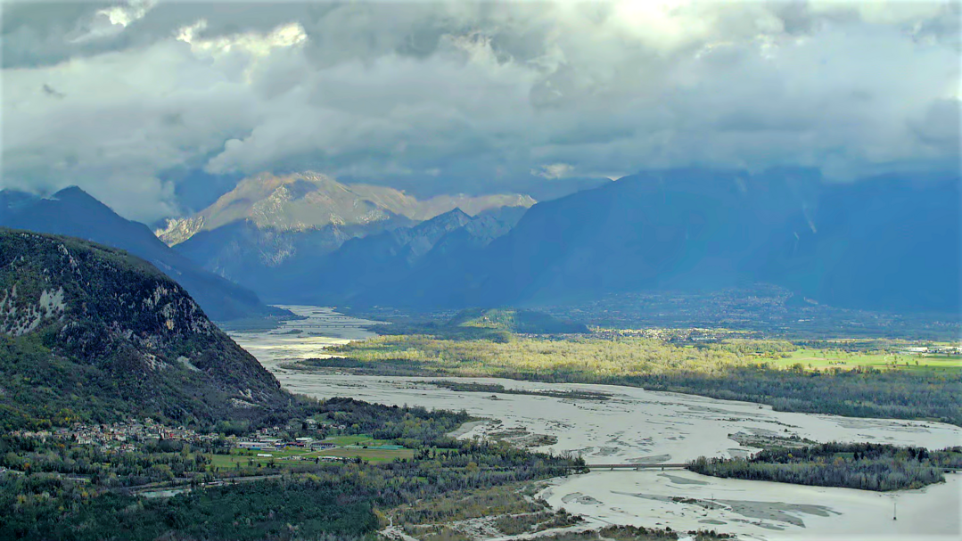 Der Tagliamento in Italien, einer der letzten frei flie�enden Fl�sse in Europa