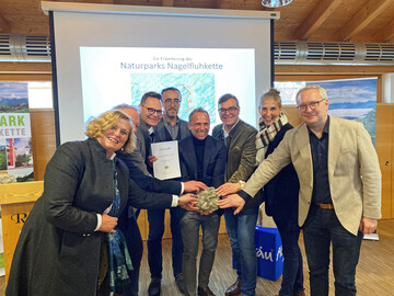 Feierliche Veranstaltung zur Naturparkerweiterung