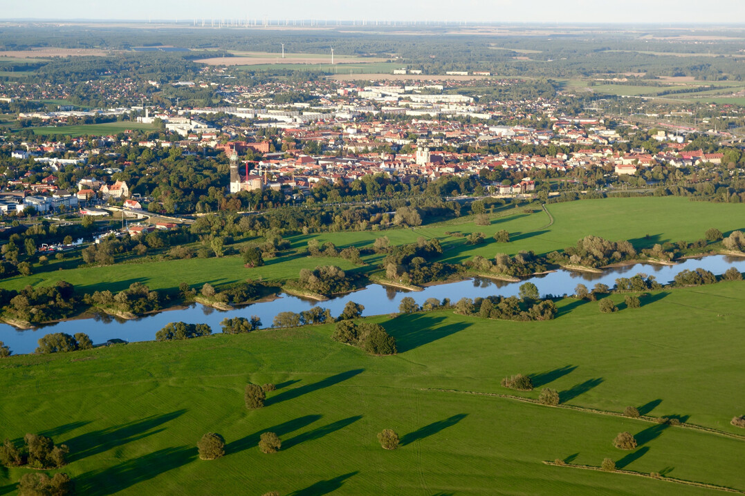 Lutherstadt Wittenberg von oben
