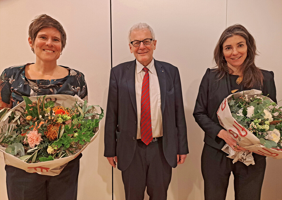 Alte und neue Geschftsleitung der Stiftung Landschaftsschutz Schweiz