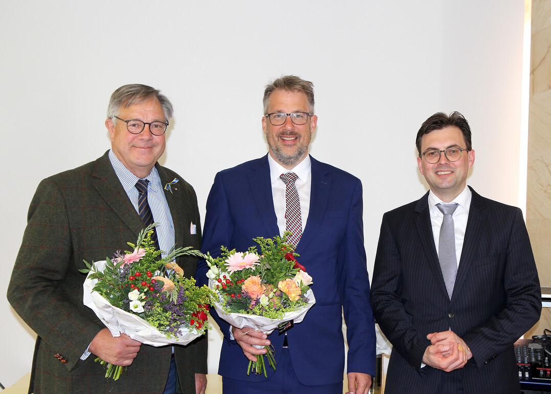 V.l.n.r.: Hans-Peter Goldnick, Henner Schönecke und Wolfgang Schleicher.