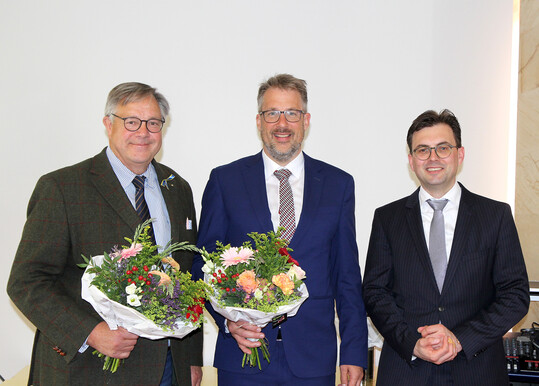 V.l.n.r.: Hans-Peter Goldnick, Henner Schönecke und Wolfgang Schleicher.