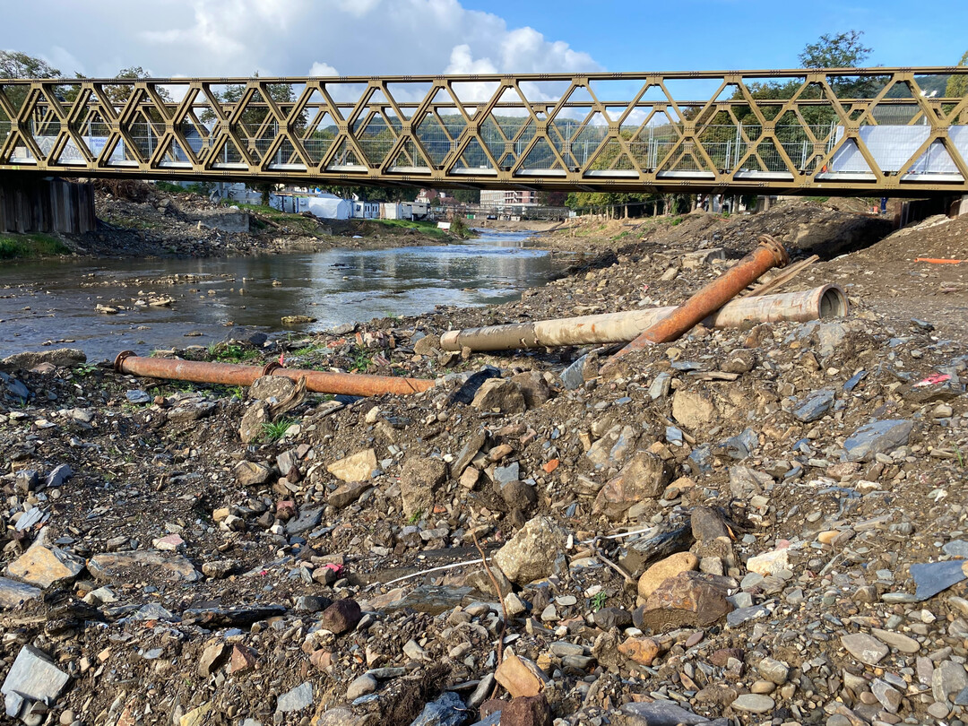 Bad Neuenahr-Ahrweiler nach der Flut im Jahr 2021