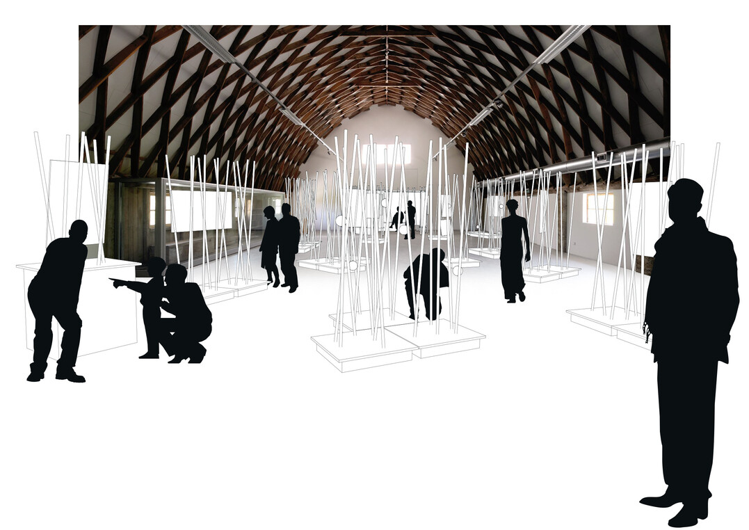 Entwurf der Ausstellung