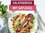 Die Broschüre „Salatgenuss mit Geflügel“ präsentiert zehn verschiedene Rezepte.