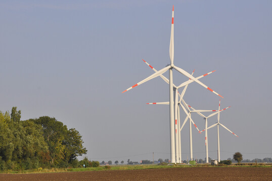 Windkraftanlagen bei Bad Nieuweschans