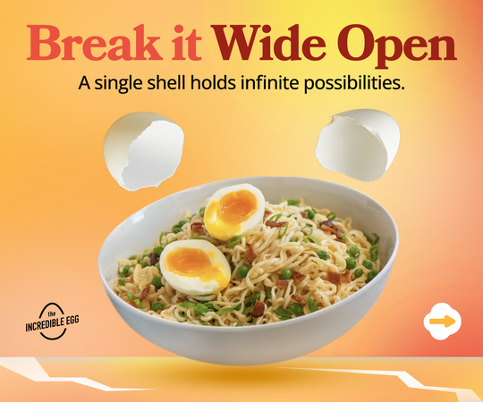 Das American Egg Board (AEB) will weg von dem angestaubten Image des Frühstückseis und startet die Kampagne „Meant to be Broken“.