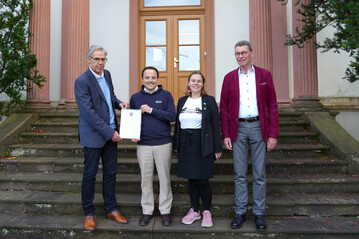von links: Dr. Hans Reiner Schultz, Dr. Andreas Lukas, Prof. Dr. Marianne Darbi, Prof. Dr. Eckhard Jedicke