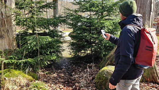 Abb. 1: Nationalparkbesucher nutzen vermehrt Smartphones und andere digitale Endgerte whrend ihres Besuchs. 