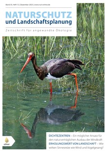 Cover Naturschutz und Landschaftsplanung 12/2023