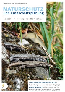 Cover Naturschutz und Landschaftsplanung 01/2022
