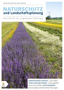 Cover Naturschutz und Landschaftsplanung 04/2022