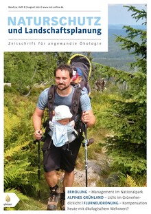 Cover Naturschutz und Landschaftsplanung 08/2022