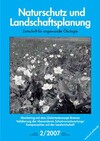 Cover Naturschutz und Landschaftsplanung 02/2007