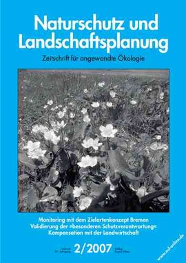 Cover Naturschutz und Landschaftsplanung 02/2007