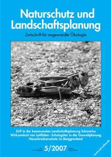 Cover Naturschutz und Landschaftsplanung 05/2007