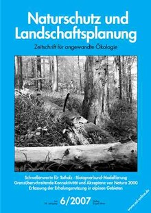 Cover Naturschutz und Landschaftsplanung 06/2007