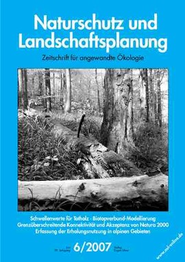 Cover Naturschutz und Landschaftsplanung 06/2007