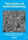 Cover Naturschutz und Landschaftsplanung 09/2007