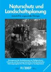 Cover Naturschutz und Landschaftsplanung 11/2007