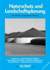 Cover Naturschutz und Landschaftsplanung 12/2007