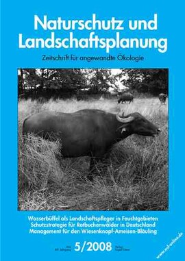 Cover Naturschutz und Landschaftsplanung 05/2008