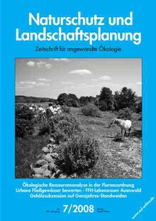 Cover Naturschutz und Landschaftsplanung 07/2008