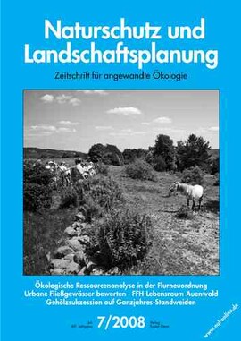 Cover Naturschutz und Landschaftsplanung 07/2008