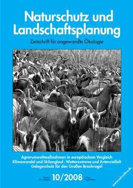 Cover Naturschutz und Landschaftsplanung 10/2008