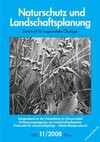 Cover Naturschutz und Landschaftsplanung 11/2008