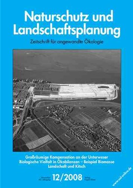 Cover Naturschutz und Landschaftsplanung 12/2008