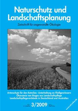 Cover Naturschutz und Landschaftsplanung 03/2009