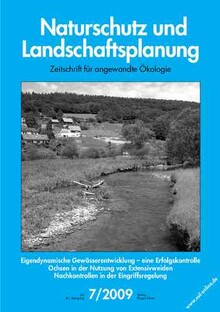 Cover Naturschutz und Landschaftsplanung 07/2009