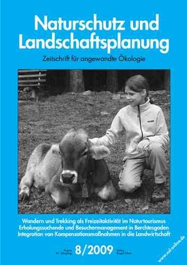 Cover Naturschutz und Landschaftsplanung 08/2009