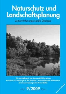 Cover Naturschutz und Landschaftsplanung 09/2009