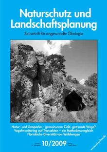 Cover Naturschutz und Landschaftsplanung 10/2009