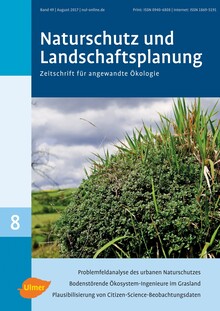 Cover Naturschutz und Landschaftsplanung 08/2017