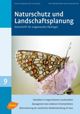 Cover Naturschutz und Landschaftsplanung 09/2017