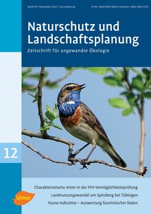 Cover Naturschutz und Landschaftsplanung 12/2017