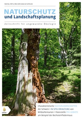 Cover Naturschutz und Landschaftsplanung 05/2018