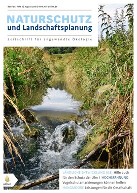 Cover Naturschutz und Landschaftsplanung 08/2018