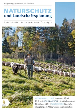 Cover Naturschutz und Landschaftsplanung 09/2018