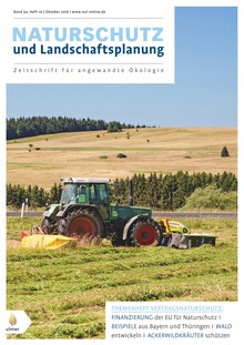 Cover Naturschutz und Landschaftsplanung 10/2018