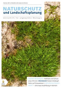 Cover Naturschutz und Landschaftsplanung 12/2018