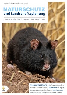 Cover Naturschutz und Landschaftsplanung 08/2020